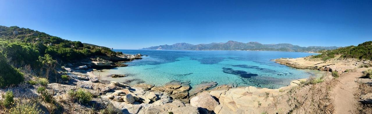 Studio, Vue Sur Mer Et Montagne Saint-Florent  Exterior foto